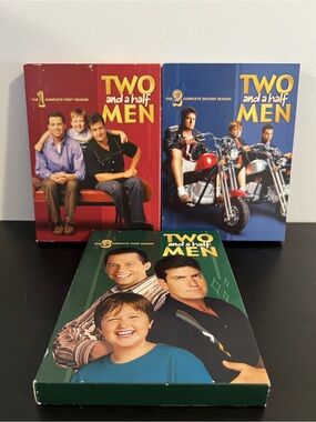 Two and a Half Men Seasons 1-3 DVD Box Set Bundle Complete